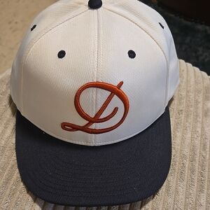 Two-Tone Baseball Cap with Embroidered Logo